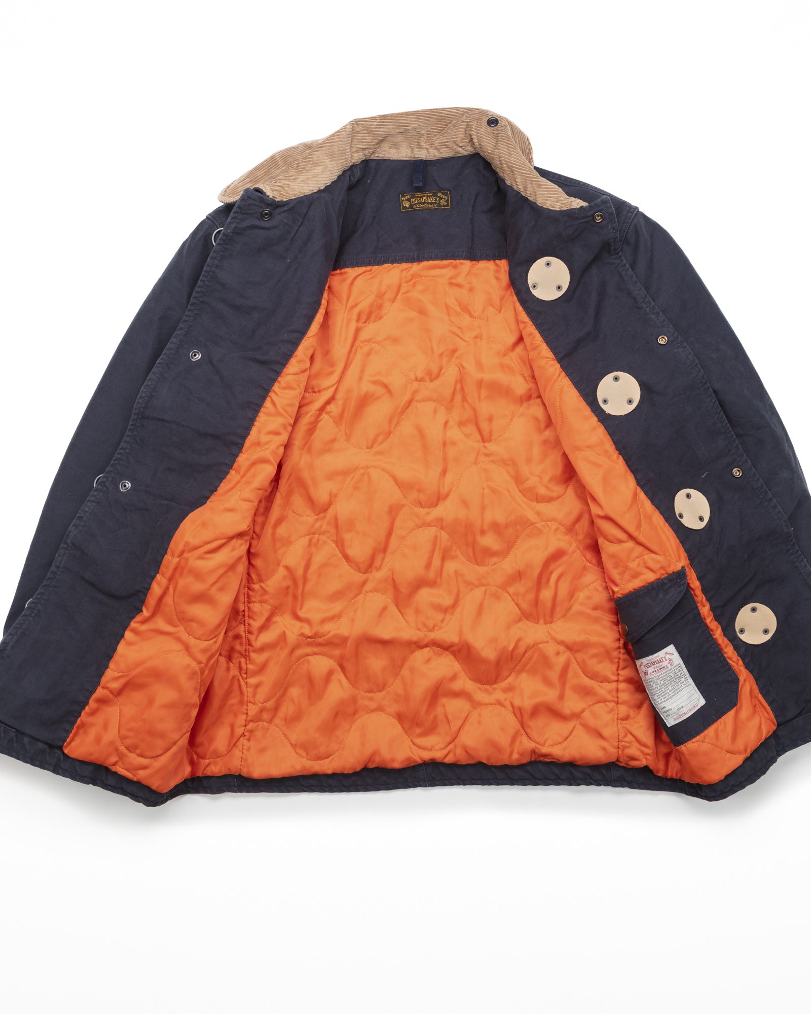 The Bedford Fireman Jacket in Navy Jungle Cloth – The Revive Club