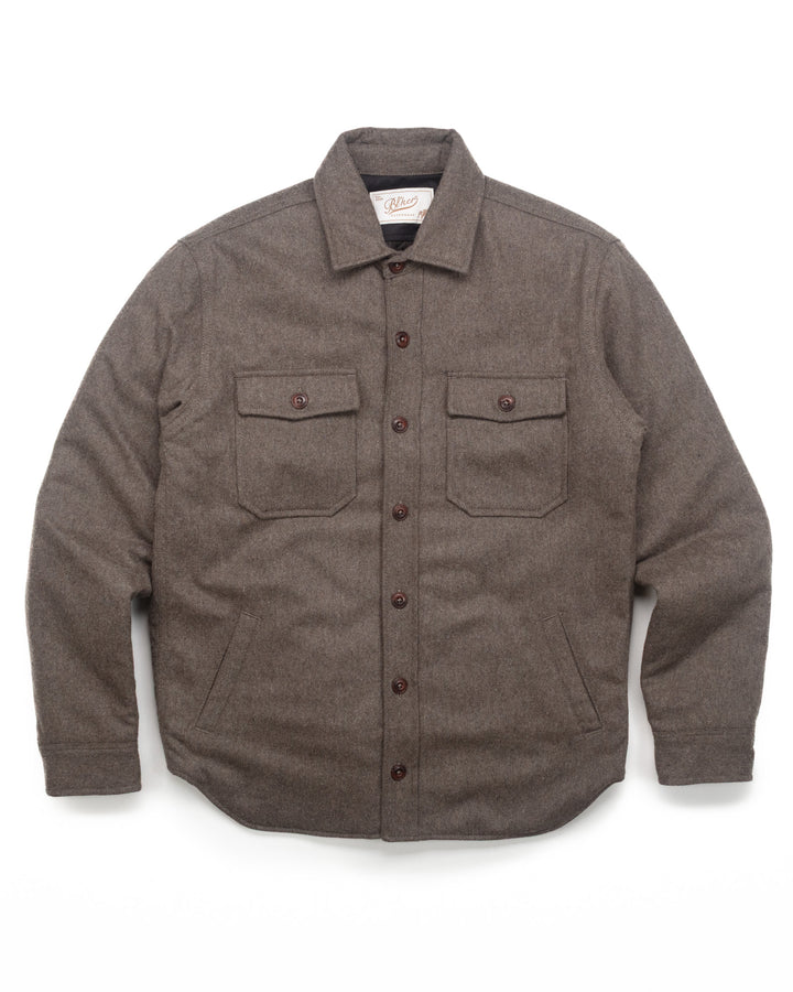 The Hunter Wool Overshirt in Taupe