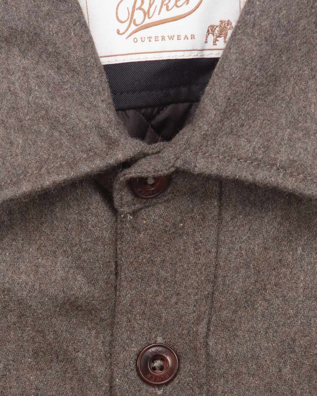The Hunter Wool Overshirt in Taupe