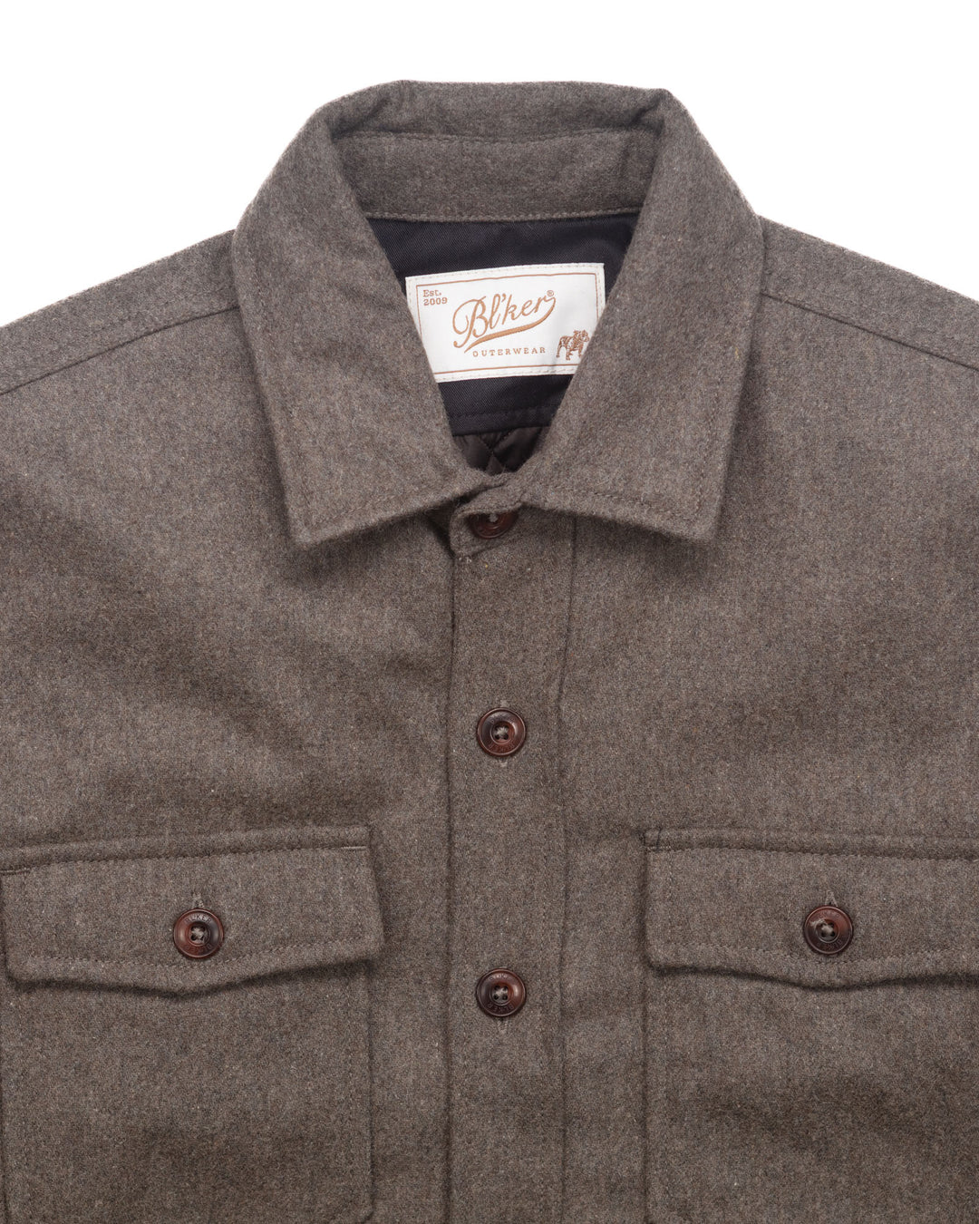 The Hunter Wool Overshirt in Taupe