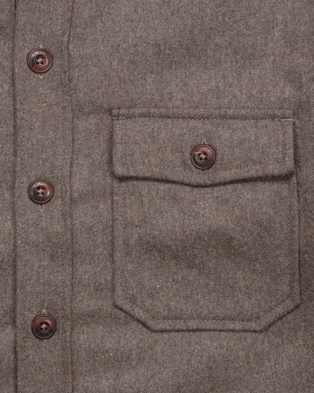 The Hunter Wool Overshirt in Taupe