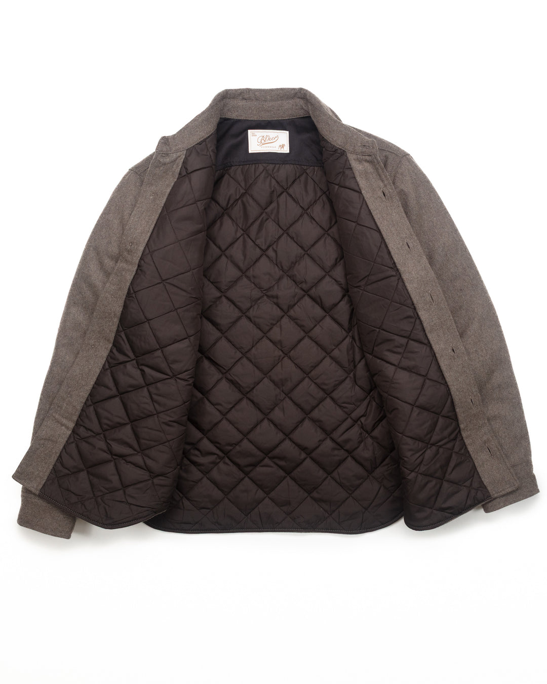 The Hunter Wool Overshirt in Taupe