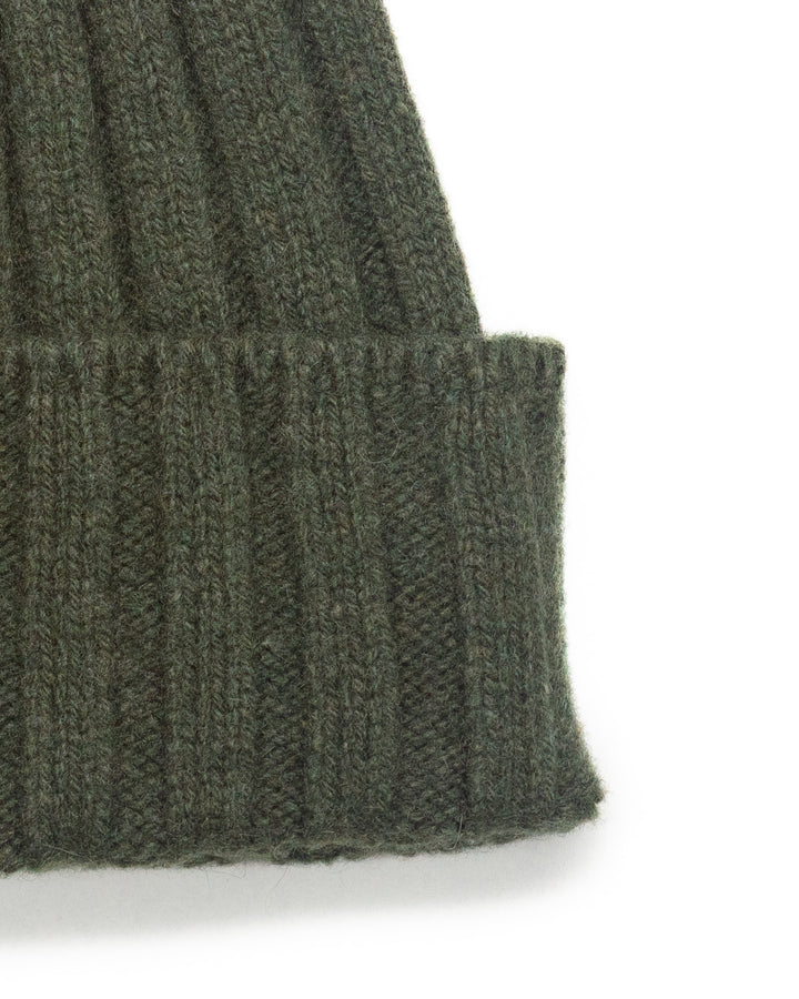 The Bale Beanie in Military Cashmere