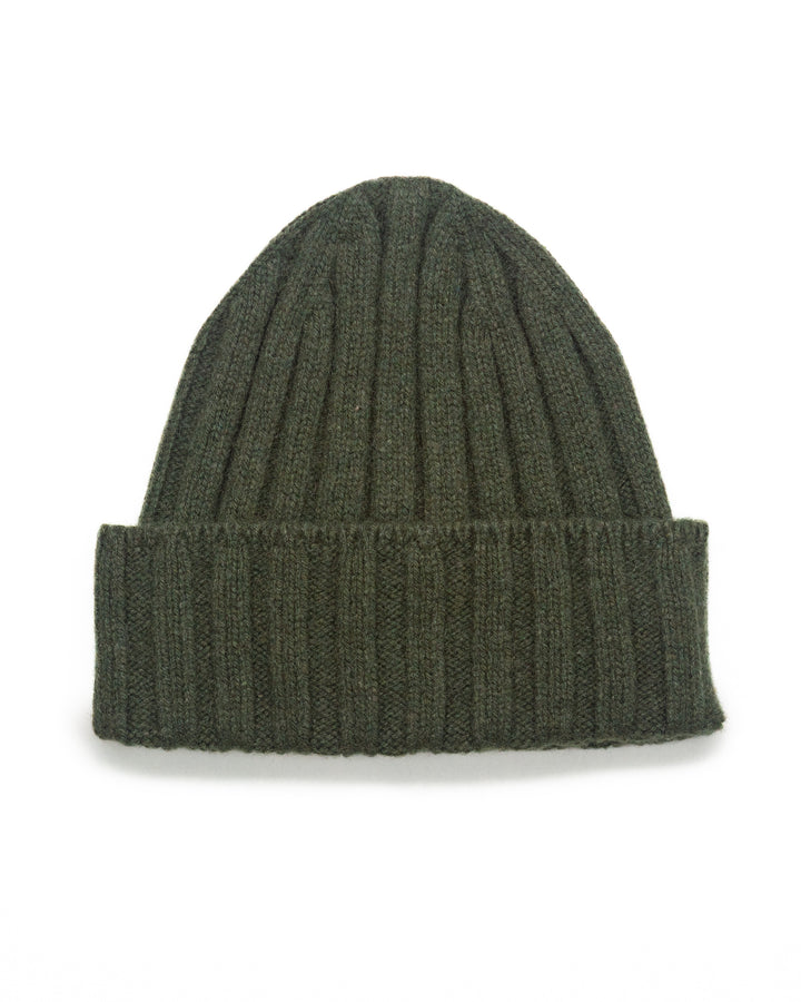 The Bale Beanie in Military Cashmere