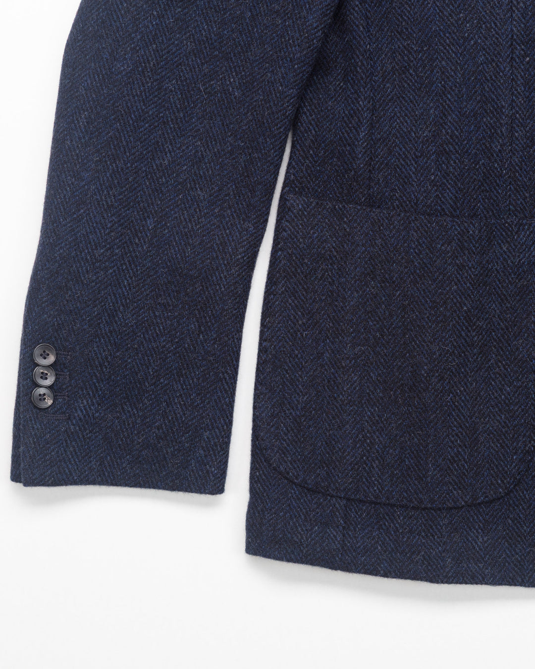 The Venezia Blazer in Navy HBT Wool