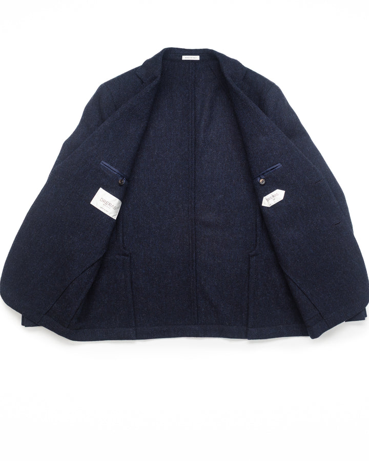 The Venezia Blazer in Navy HBT Wool