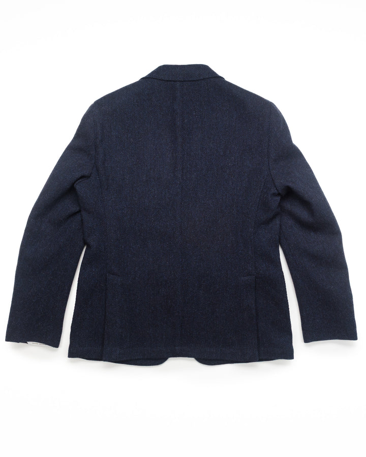 The Venezia Blazer in Navy HBT Wool