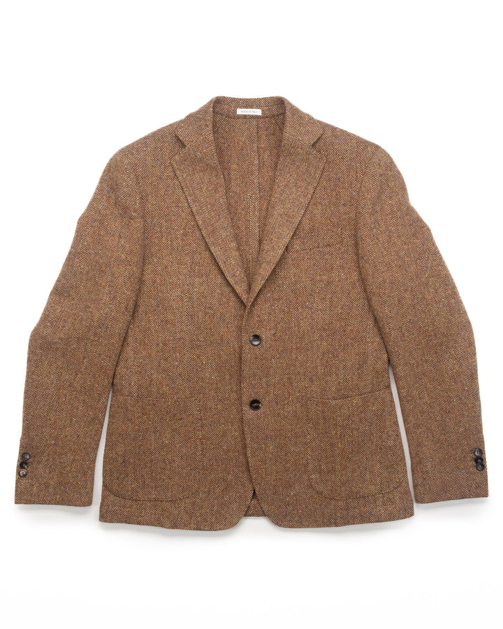 The Venezia Blazer in Tan HBT Wool