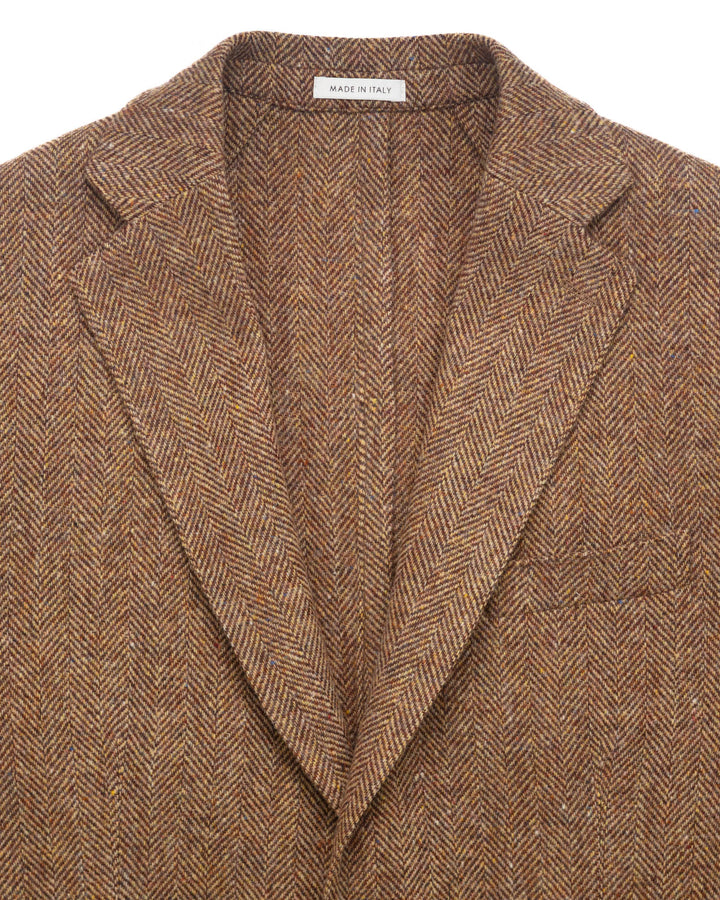 The Venezia Blazer in Tan HBT Wool