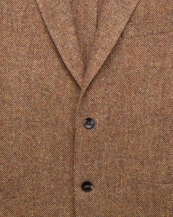 The Venezia Blazer in Tan HBT Wool