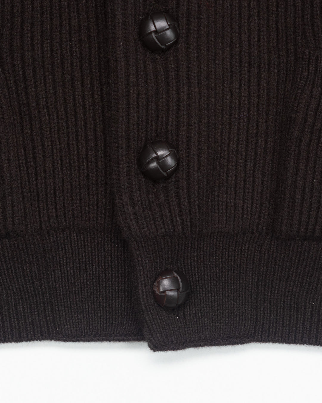 Shawl Cardigan in Dark Brown
