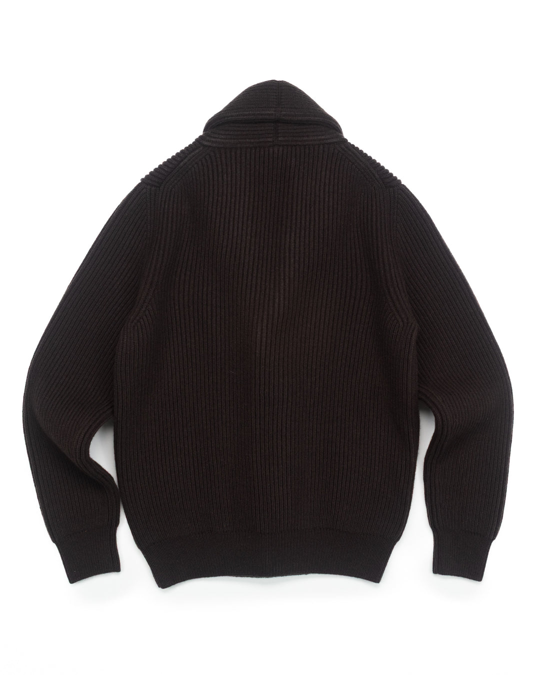 Shawl Cardigan in Dark Brown