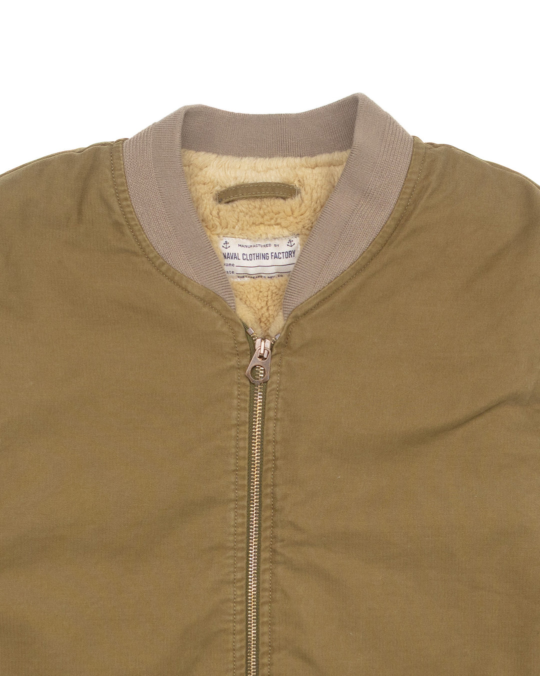 The McCoy Lined Deck Vest in Military Green