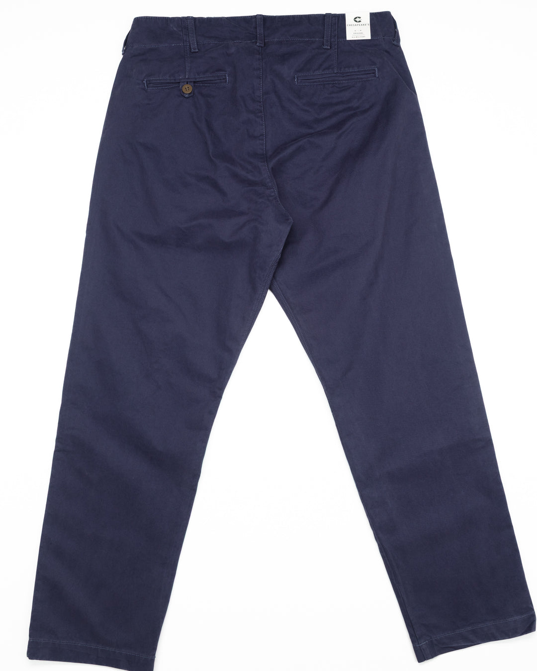 Officer Chinos in Indigo Gabardine