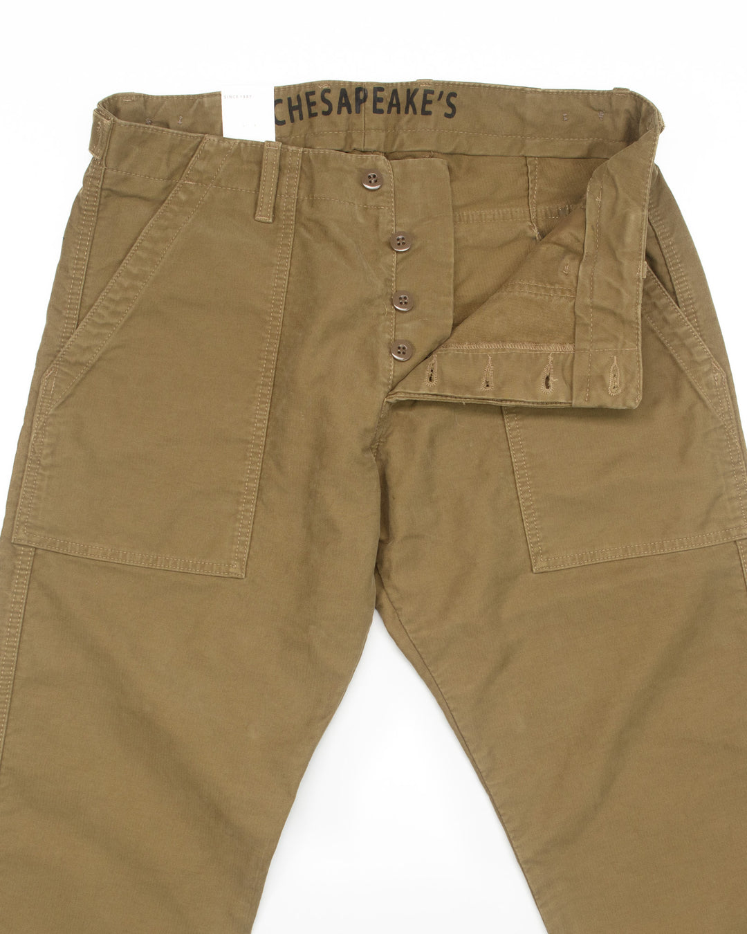 Graves Fatigue Pant in Khaki Jungle Cloth