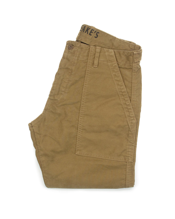 Graves Fatigue Pant in Khaki Jungle Cloth