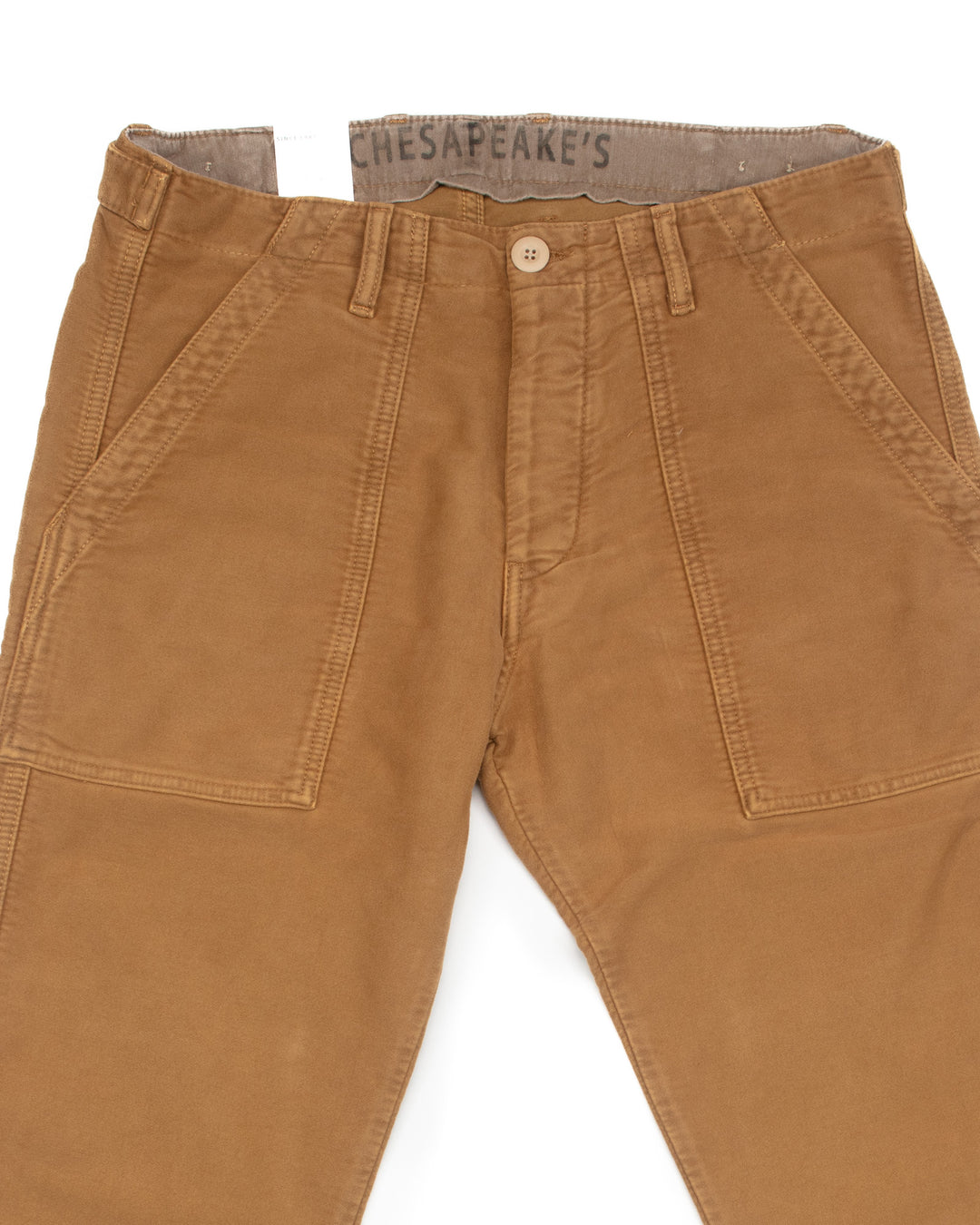 Degrasse Moleskin Fatigues in Tobacco