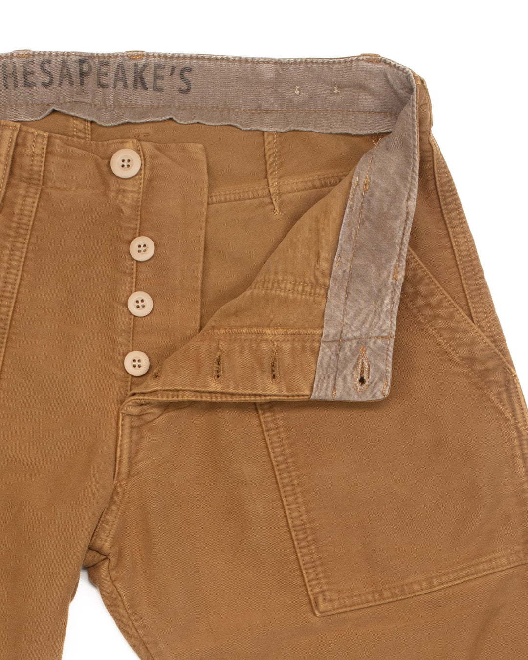 Degrasse Moleskin Fatigues in Tobacco