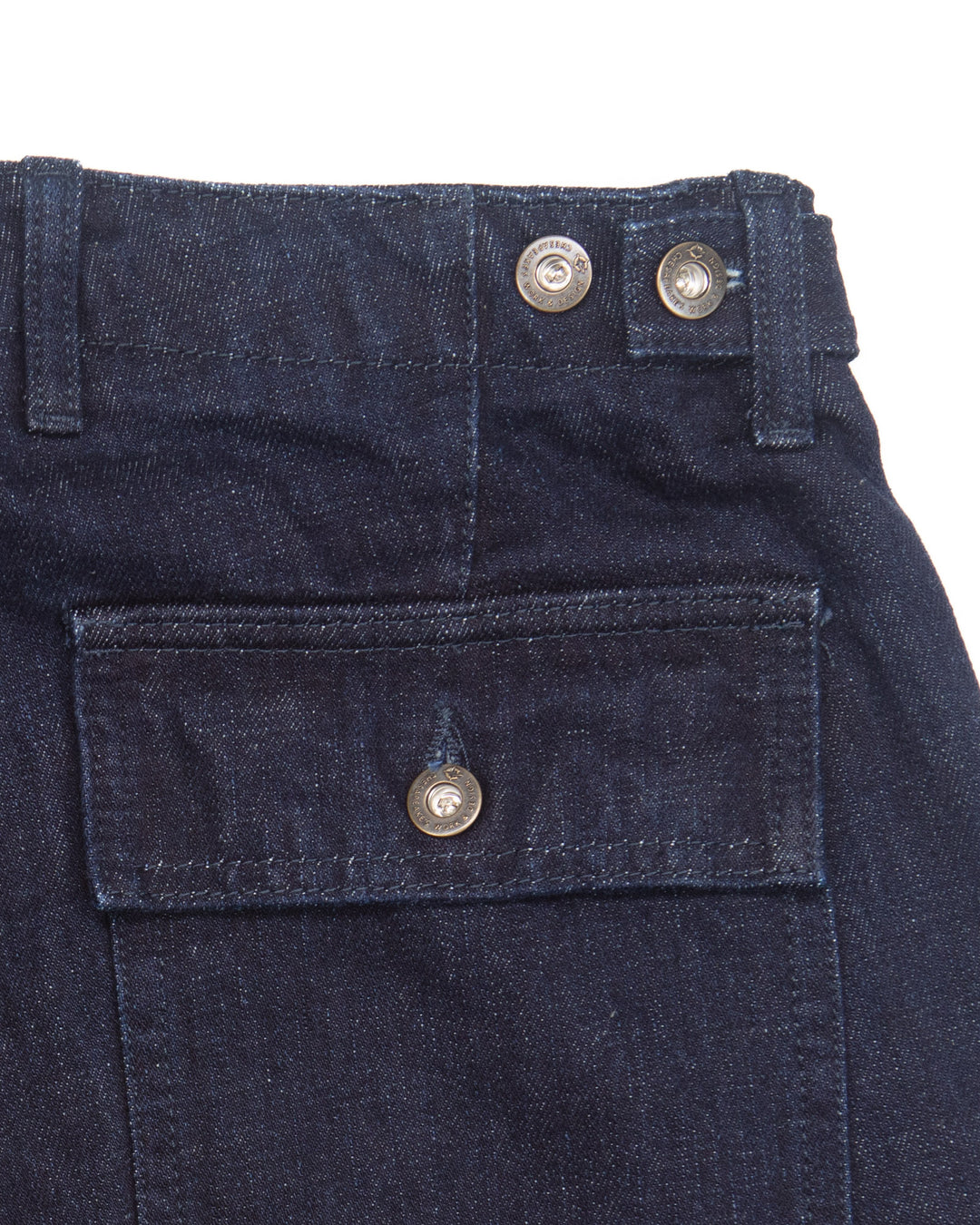 Graves Fatigues in Rinsed Indigo Selvedge Slub