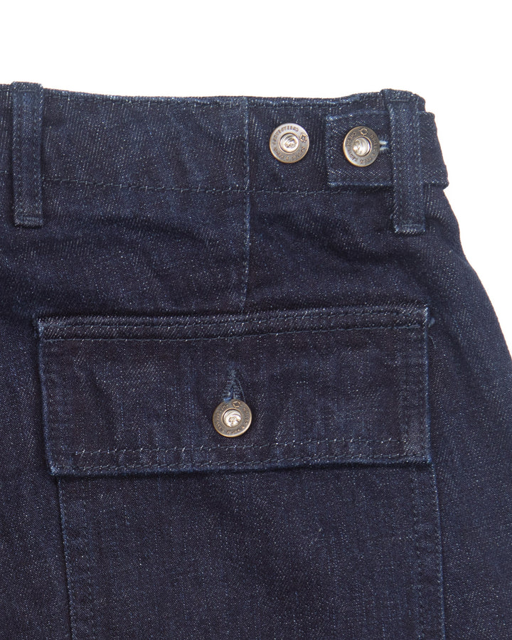 Graves Fatigues in Rinsed Indigo Selvedge Slub