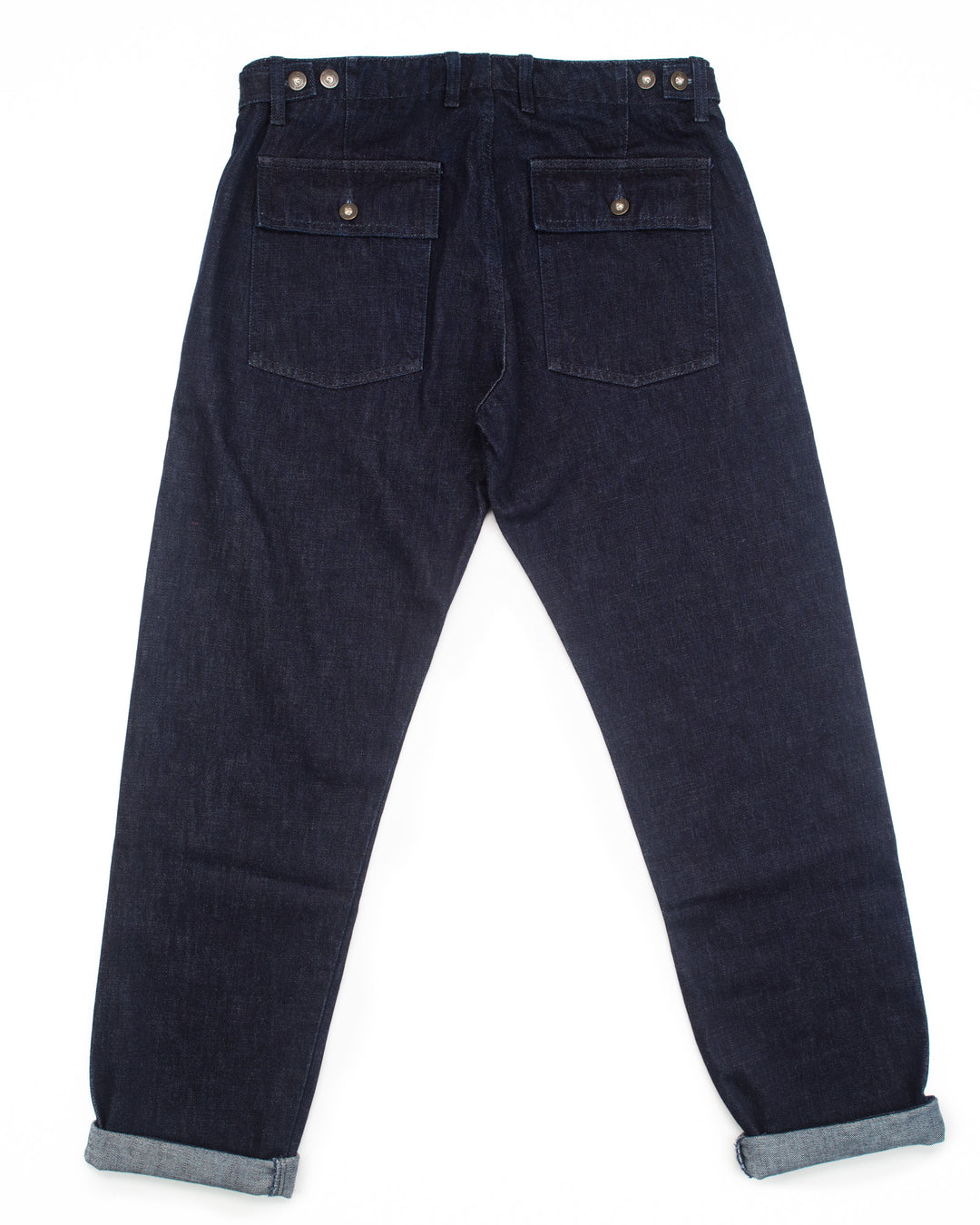 Graves Fatigues in Rinsed Indigo Selvedge Slub
