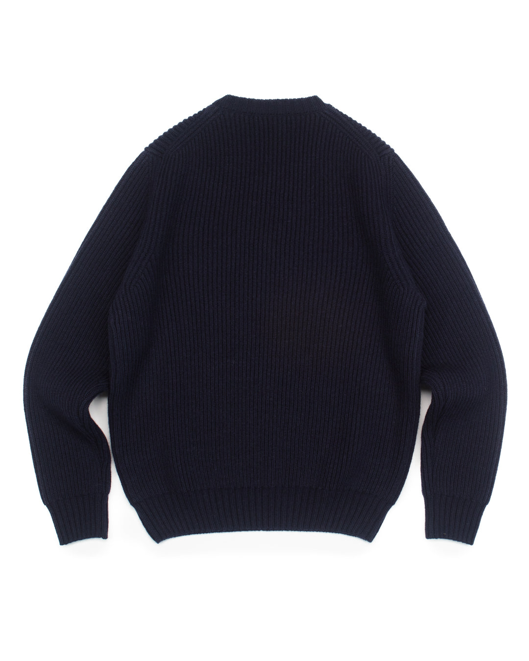 Crewneck in Navy English Rib