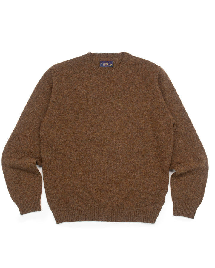 The Ewan Crewneck in Tobacco