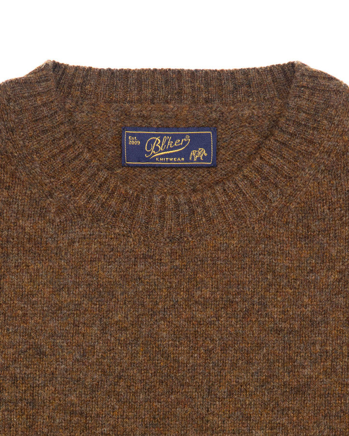 The Ewan Crewneck in Tobacco