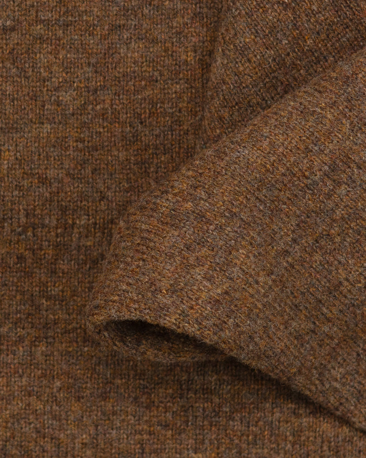 The Ewan Crewneck in Tobacco