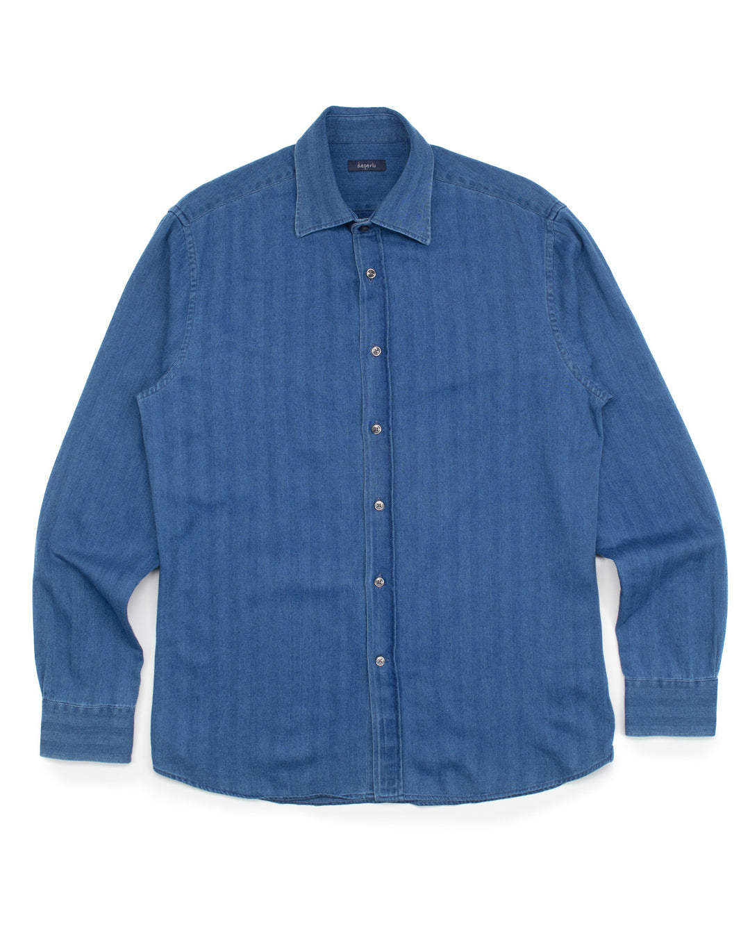 The Nigel in Indigo Herringbone