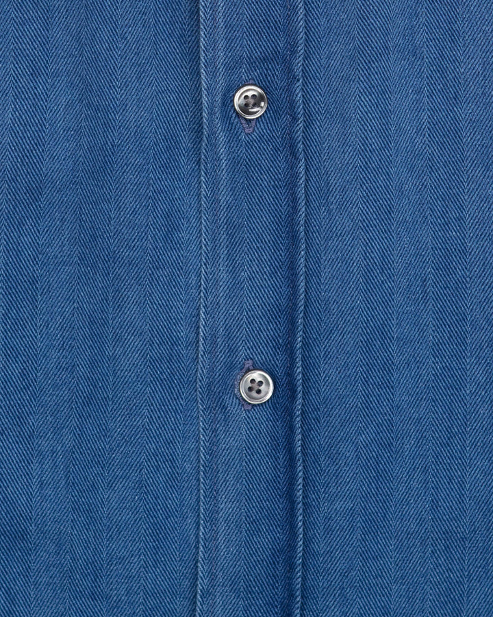 The Nigel in Indigo Herringbone