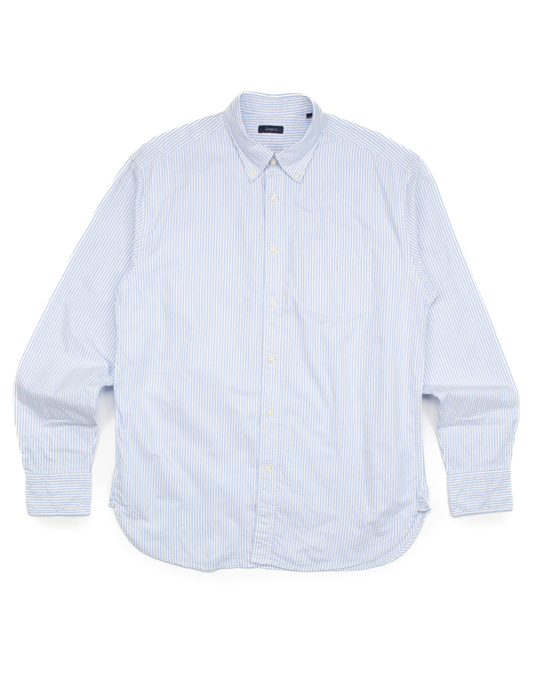 The Ryuichi Oxford in Blue Stripe