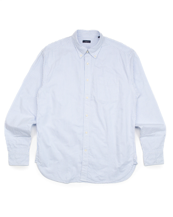 The Ryuichi Oxford in Blue Stripe