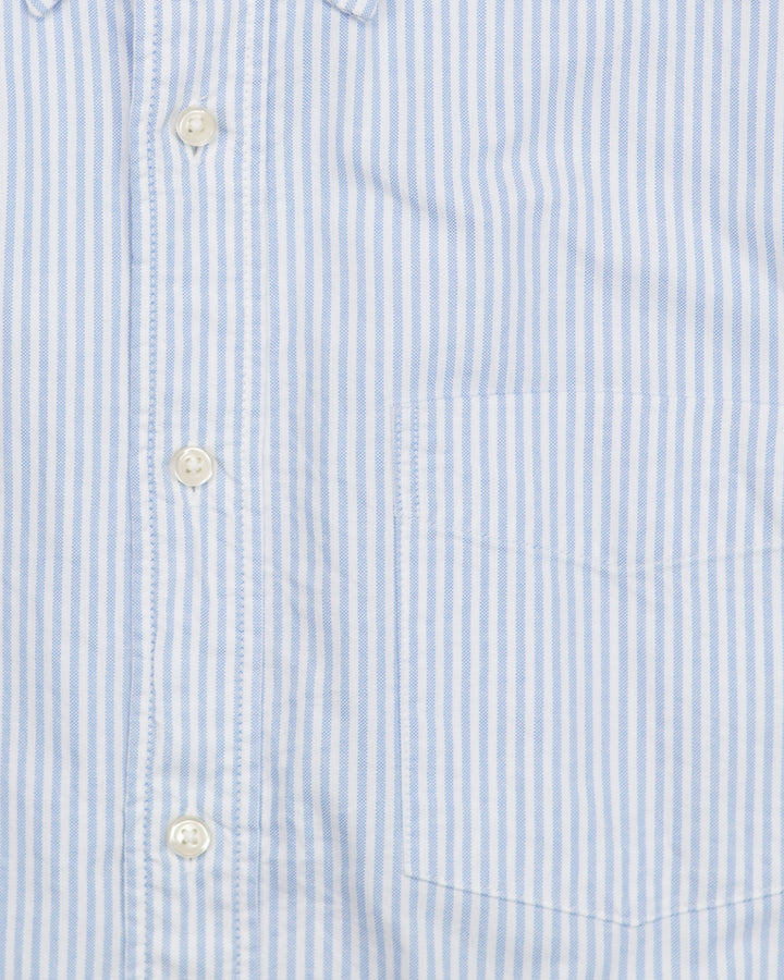 The Ryuichi Oxford in Blue Stripe