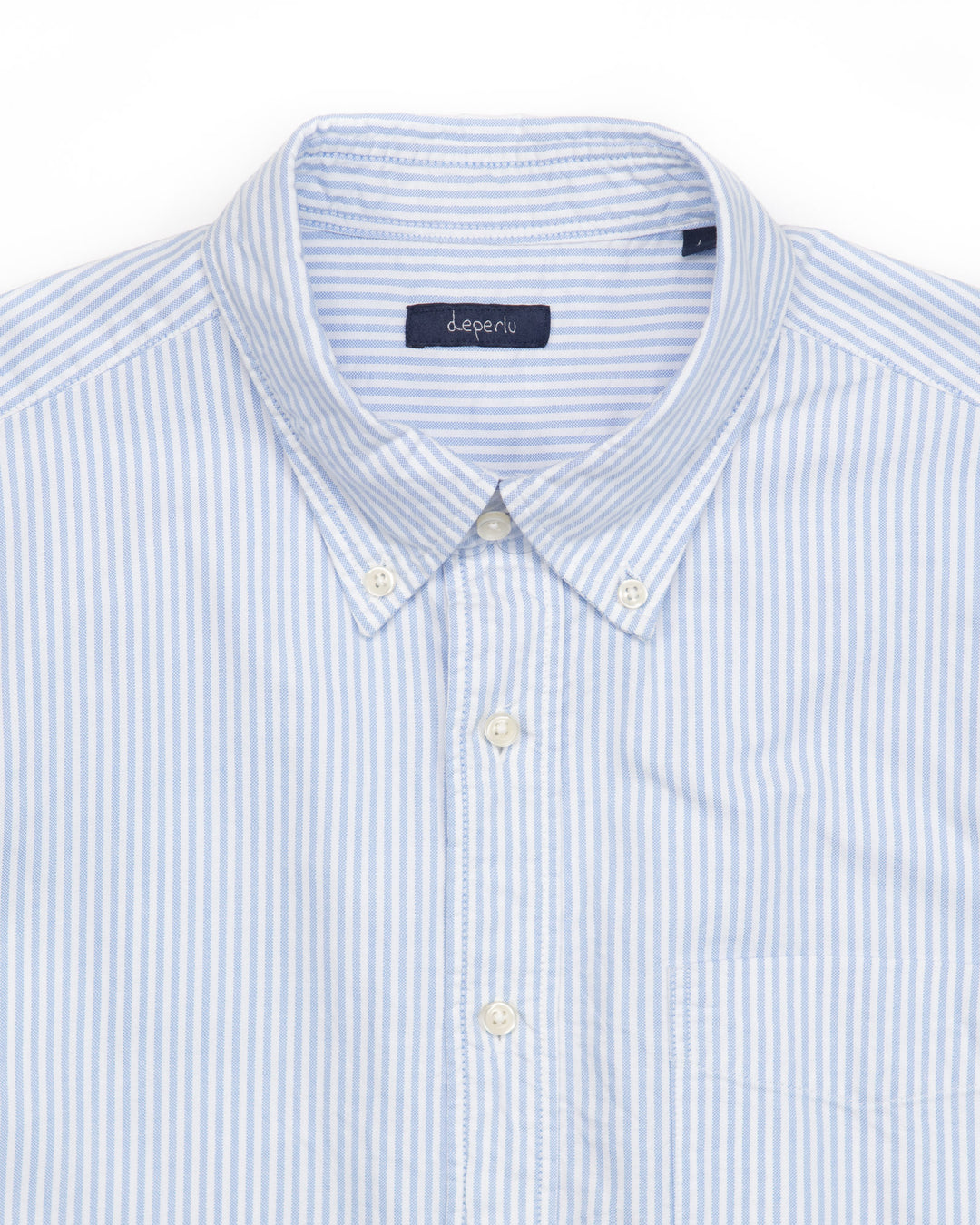 The Ryuichi Oxford in Blue Stripe