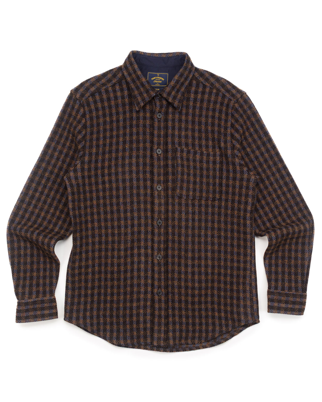 Merino Tweed in Navy