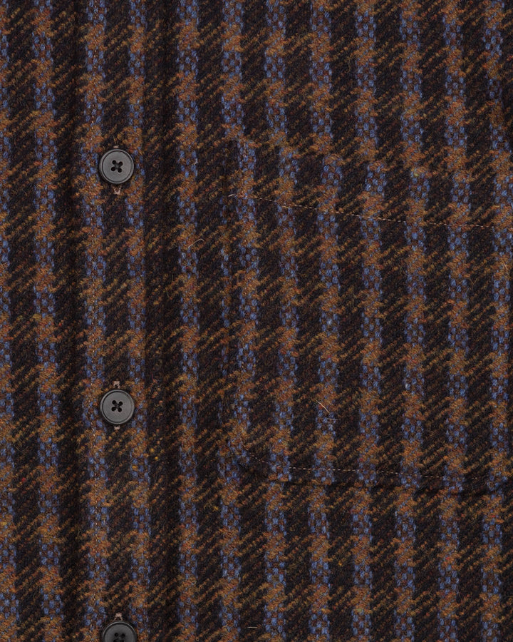 Merino Tweed in Navy