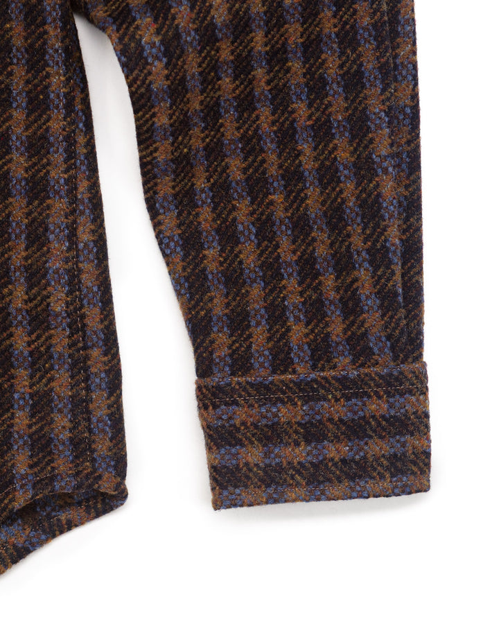 Merino Tweed in Navy