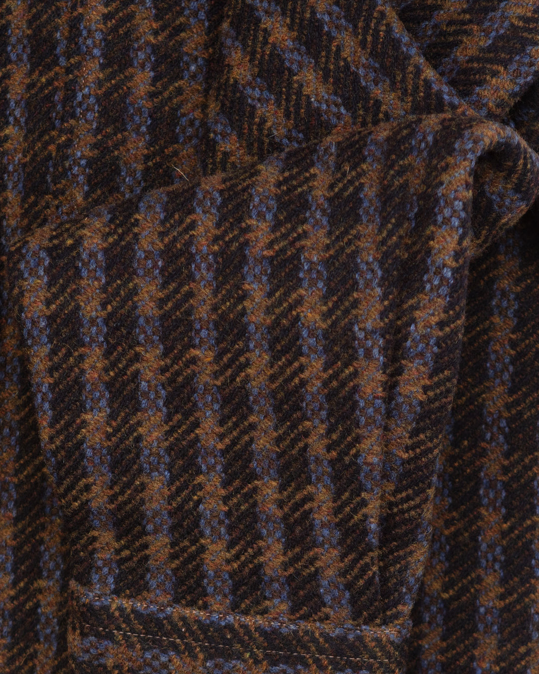 Merino Tweed in Navy