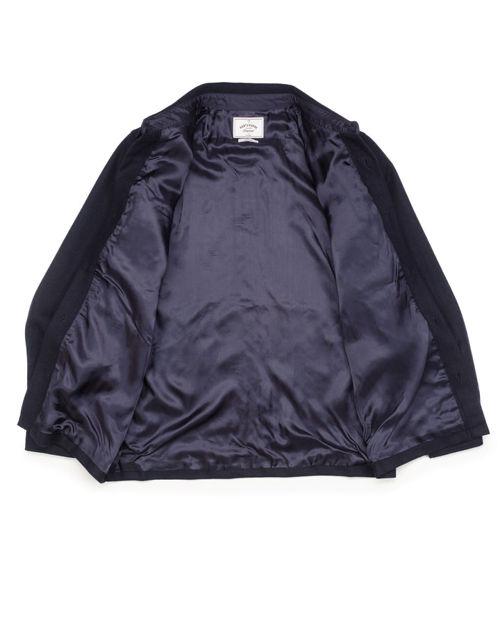 Wool Field Overshirt in Navy