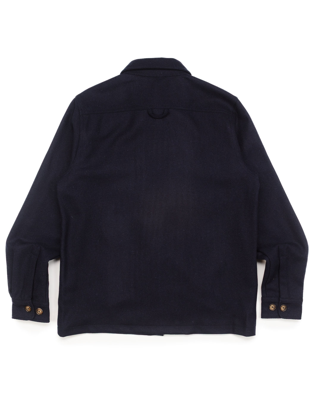Wool Field Overshirt in Navy
