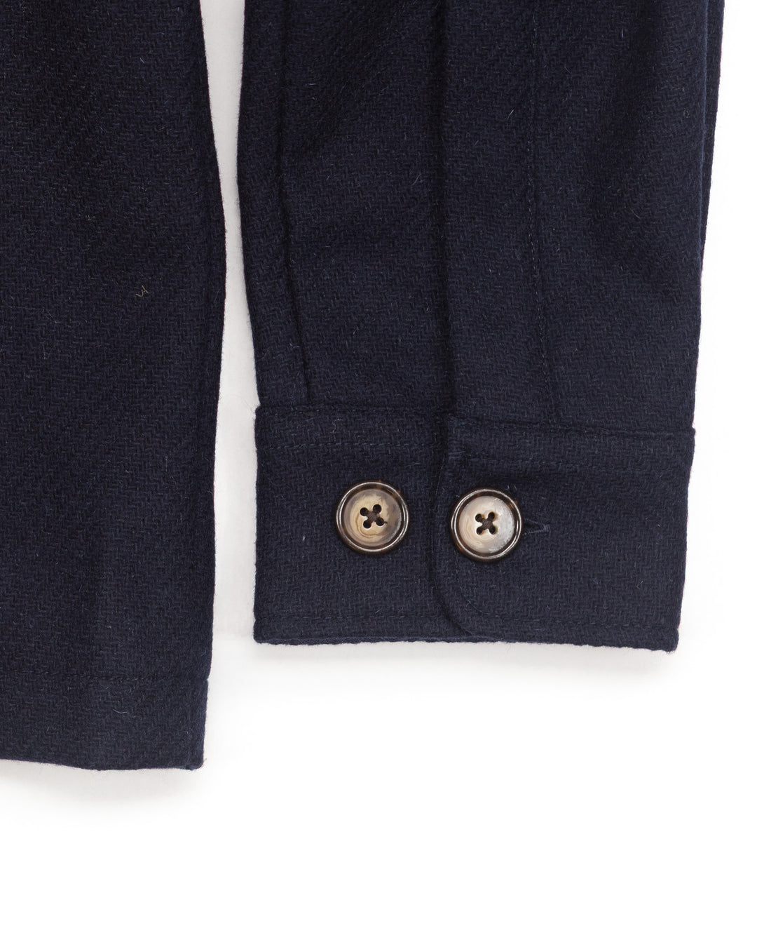 Wool Field Overshirt in Navy