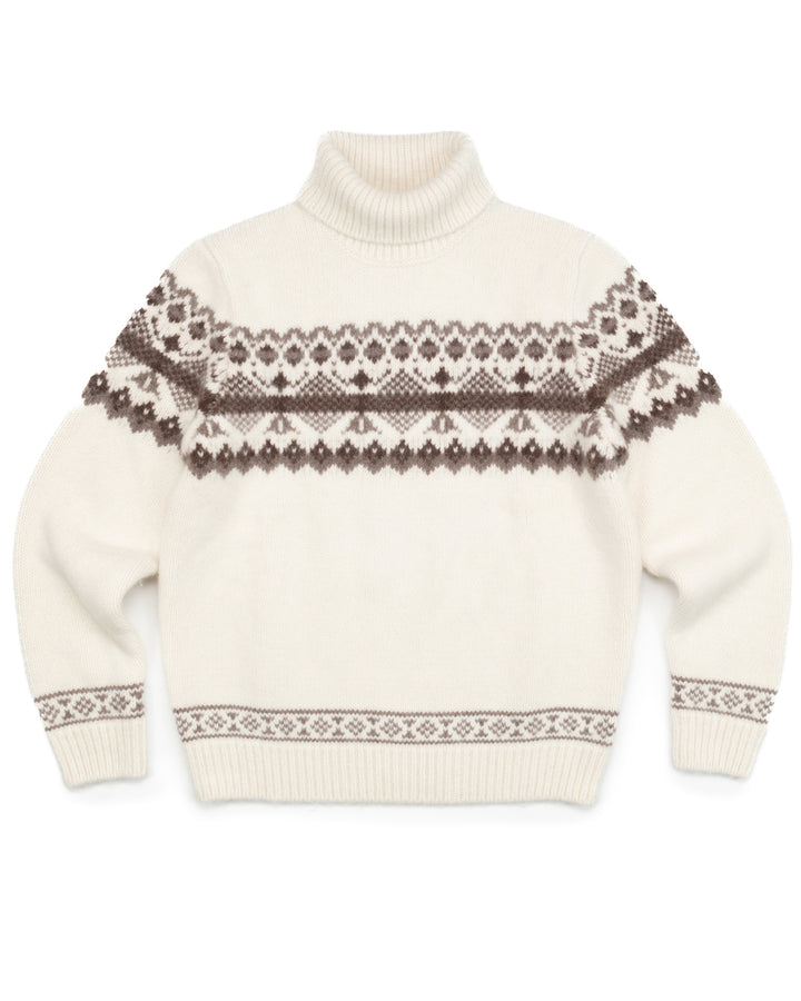 Alpaca & Cashmere Alpine Jacquard Dolcevita