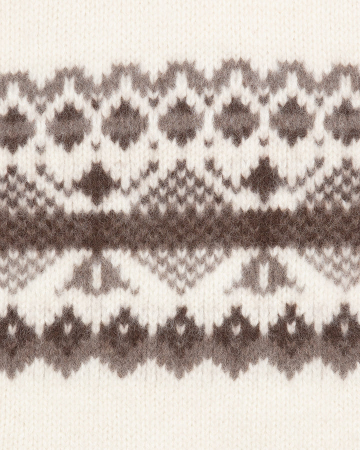 Alpaca & Cashmere Alpine Jacquard Dolcevita