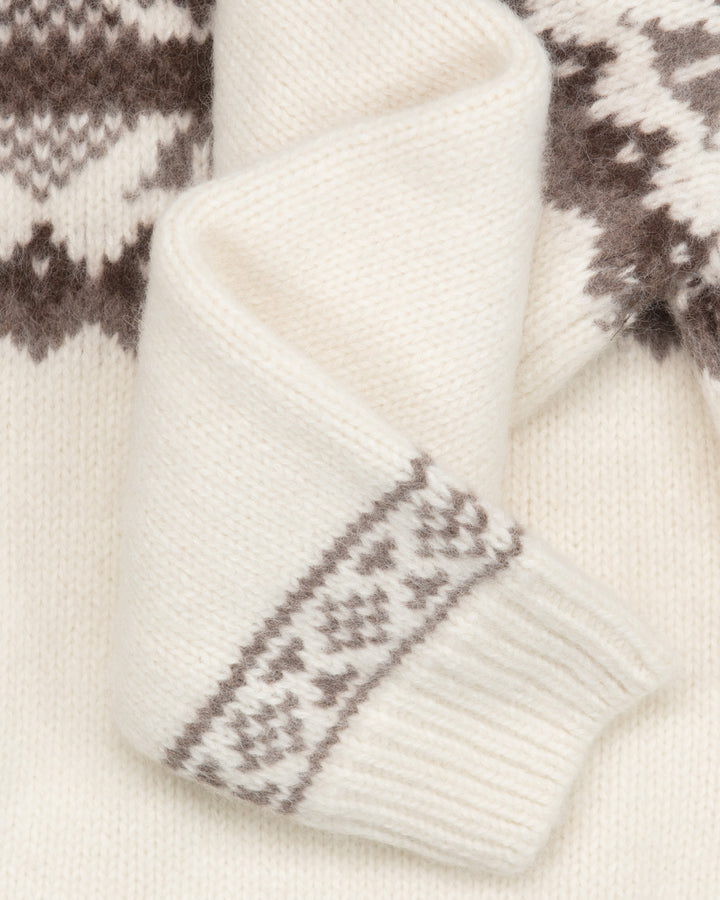 Alpaca & Cashmere Alpine Jacquard Dolcevita