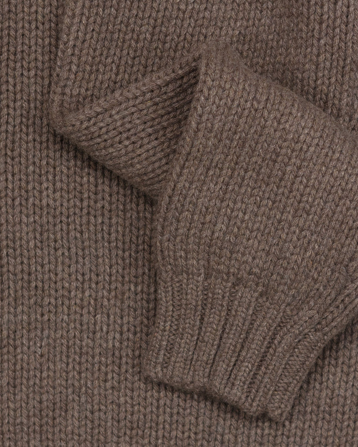 Cashmere Crewneck in Taupe