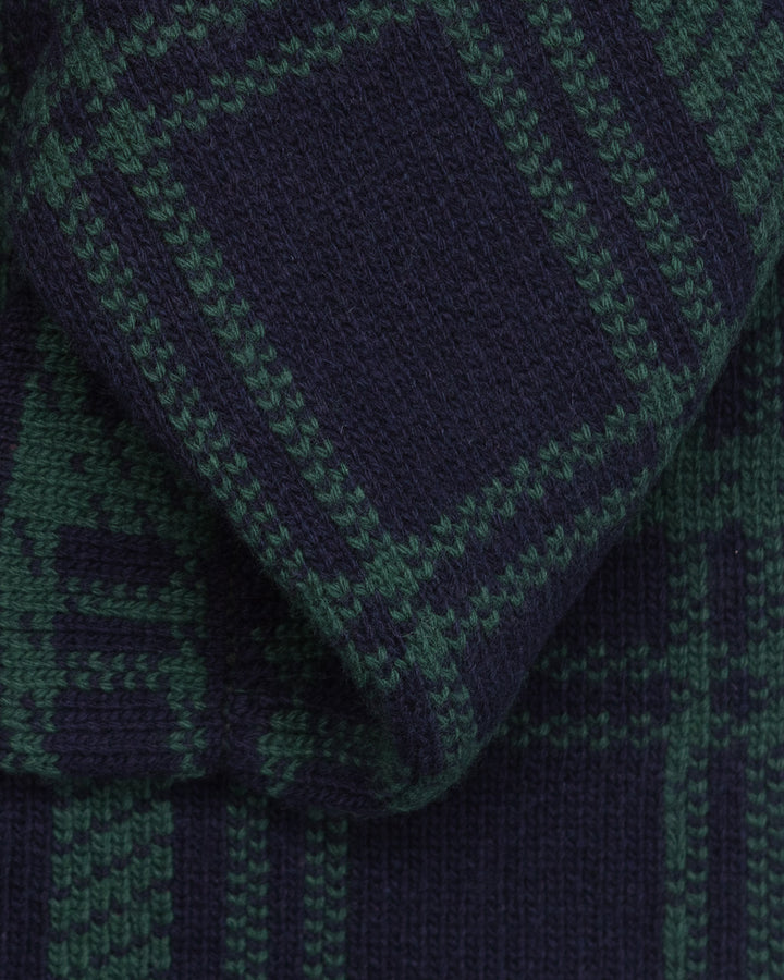 The Sierra Shirt Jacket in Navy & Veronese Green