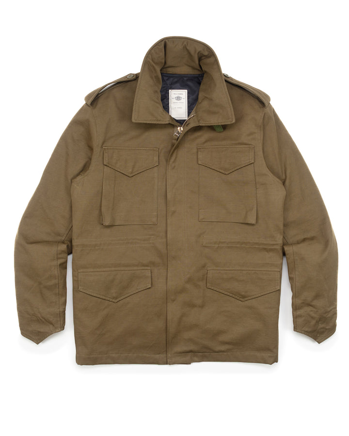 Field Jacket in Olive Canvas