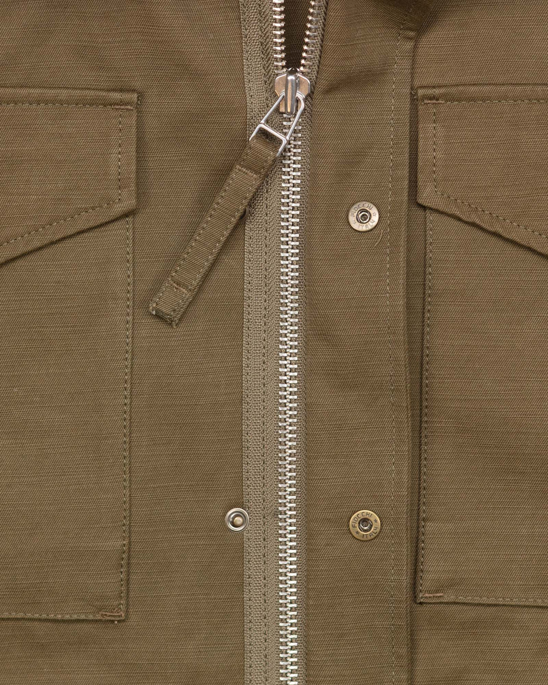 Field Jacket in Olive Canvas