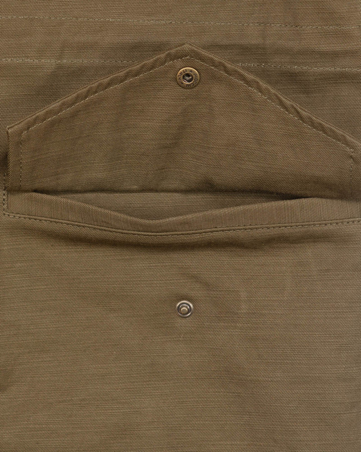 Field Jacket in Olive Canvas